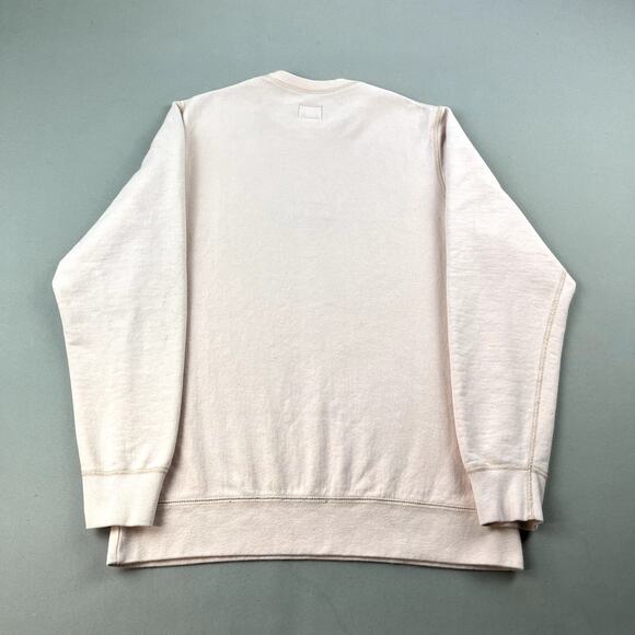 Noah NYC Sweatshirt Adult Small Pink Embroidered Crewneck Pullover Terry Cotton - Picture 4 of 12